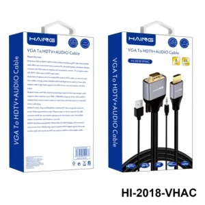 HAING VGA TO HDTV+AUDIO Cable 1.8M