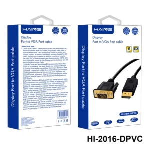 HAING Display Port to VGA Port Cable 1.8M