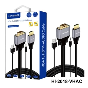  HAING VGA TO HDTV+AUDIO Cable 1.8M