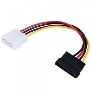 4 Pin IDE Molex Male to 15 Pin Serial ATA SATA Hard Drive Adapter