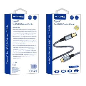  HAING Type-C to USB B Printer Cable 