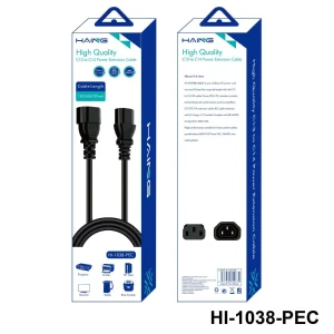 HAING C13 to C14 Power Extension Cable 1.5M