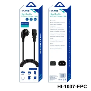HAING EU 2 Pin to C13 Power Cable 1.5M