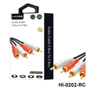 HAING 2 RCA Male to 2 RCA Male Audio Cable