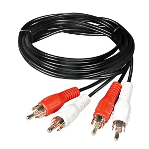 2 RCA Male to 2 RCA Male Stereo Audio Cable
