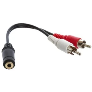 Cable AUX 1FMAIL to 2RCA MAIL