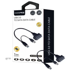  HAING USB 3.0 TO SATA SSD Hard Disk Driver Power cable