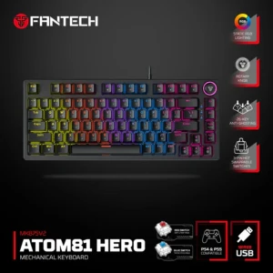 Fantech Hero MK875V2 Gaming Keyboard RGB (PS5 - PS4 - PC)