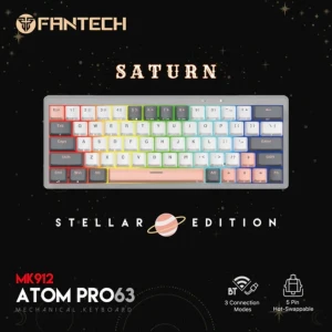 Fantech Mk912 Atom Pro63 Rgb Bluetooth, Wireless Gaming Keyboard