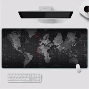 Gaming Mouse Pad World Map
