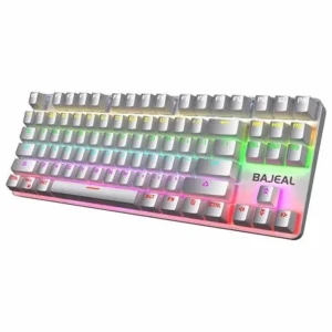 Bajeal Wired Mechanical Keyboard White RGB
