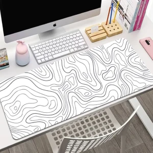 Hyde Nova White Marble Mousepad 900×400×3mm
