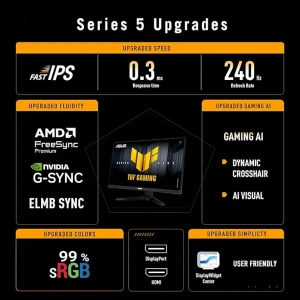 TUF Gaming Series 5 27Inch 240HZ VG279QM5A 