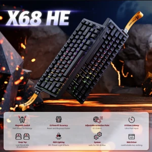 Attack Shark X68HE Magnetic Keyboard 60% 