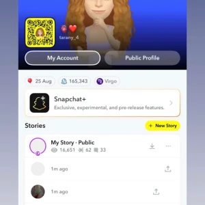 حساب سناب شات البيع