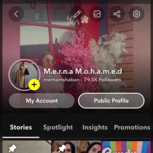 حساب سناب شات البيع