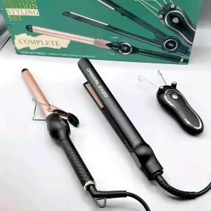 Pack Enzo En-3312 3en1 (Lisseur +Boucleur +Epilateur fil