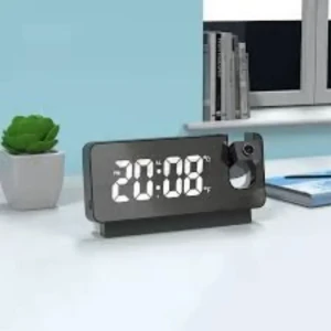 Clock projector smart alarm ساعة مع أداة عرض الوقت على الحائط