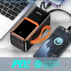 بطارية محمولة KAKUSIGA بسعة 50000mAh