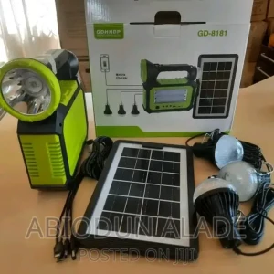 مصباح طاقة شمسية متعدد الوظائف موديل GD-8181