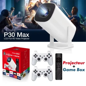 P30 MAX Retro video game consoles Android11 et Projecteur  