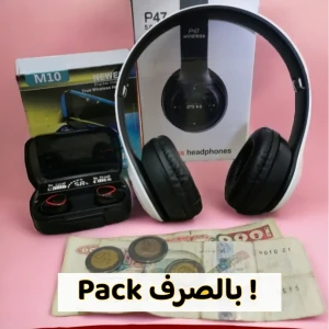 Airpods M10 + casque Bluetooth p47