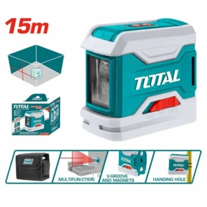 TOTAL Balance laser 15 mètres deux lignes TLL156506 – مقياس ليزر 