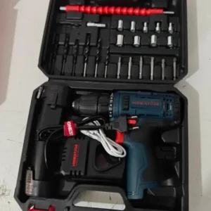 yae6151 HONESTPRO Kit Visseuse 12V double batterie avec accessoir