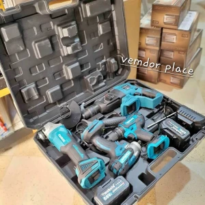 Kit Makita 4 articles  حقيبة أدوات ماكيتا 4 في 1 – 