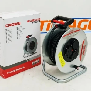 بكرة سلك كهربائي احترافية من نوع CROWN Professional، موديل CAPT-E