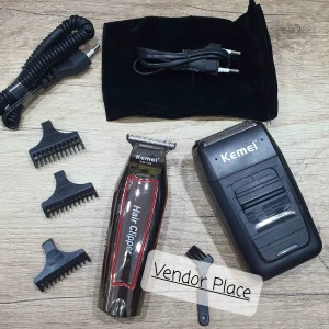 Pack(RK32) rasoir +tendeuse KEMEI 032