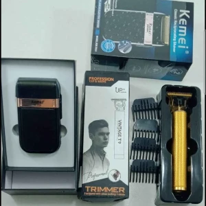 Pack tondeuse t9 vintage + rasoir kemei 2024