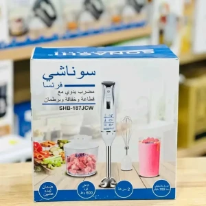Bras Mixeur Sonashi 3en1 600 W خلاط يدوي SHB-187JCW