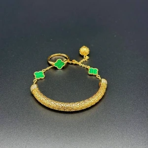 Bracelet avec bague Blackpure accier innocydable