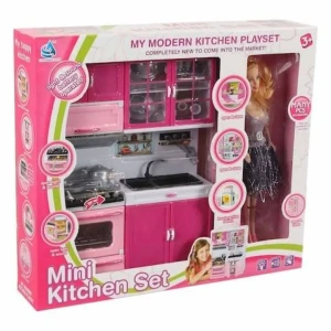 Ensemble De Cuisine De Jeu Moderne À Piles Conçu Pour Les Enfants