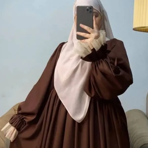حجاب فضفاض راقي تيل 2