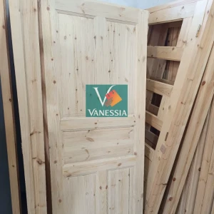Porte Chambre Sans Cadre Bois Rouge
