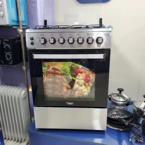 Cuisinière Contiglobal Vesta inox 60X60 VENTILÉE-Catalyseur -Briq