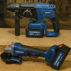 Pack Powerblu Perforateur + transcenaise a batterie 