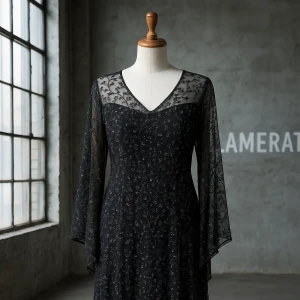 فستان تول مبطن