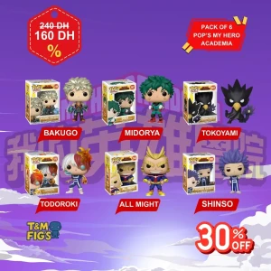 Pack Of 6 POP'S My Hero Academia