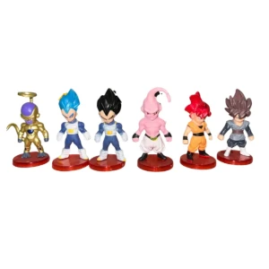 Pack 6 Mini Figurines Dragon Ball Z