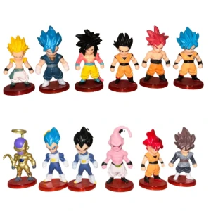 Pack 24 Mini Figurines Dragon Ball Z et Cartes