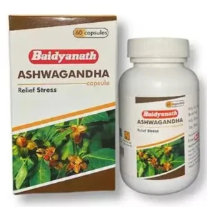 مكمل غذائي Baidyanath Ashwagandha 60 Capsules