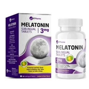 علاج الأرق وتحسين النوم Melatonin 3mg 60 Sublingual Tablets