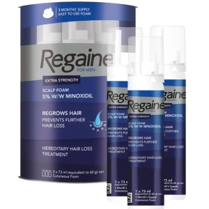علاج الشعر Regaine 5% Hair Foam 73ml 3Pcs