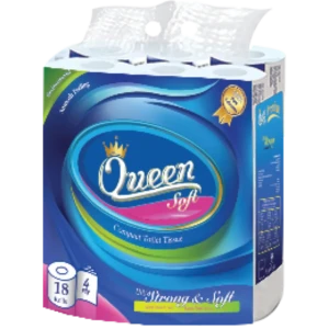 لفاف تواليت كوين سوفت 18 رول 4 طبقات