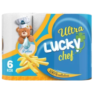 ورق مطبخ لاكي 6 رول طبقتان