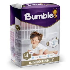 حفاضات BUMBLE حجم 4_60 حفاضة