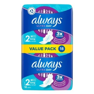 فوط صحية يومية 18 قطعة